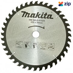 Makita D-51524 - 235mmx25mm 40T Economy Saw Blade